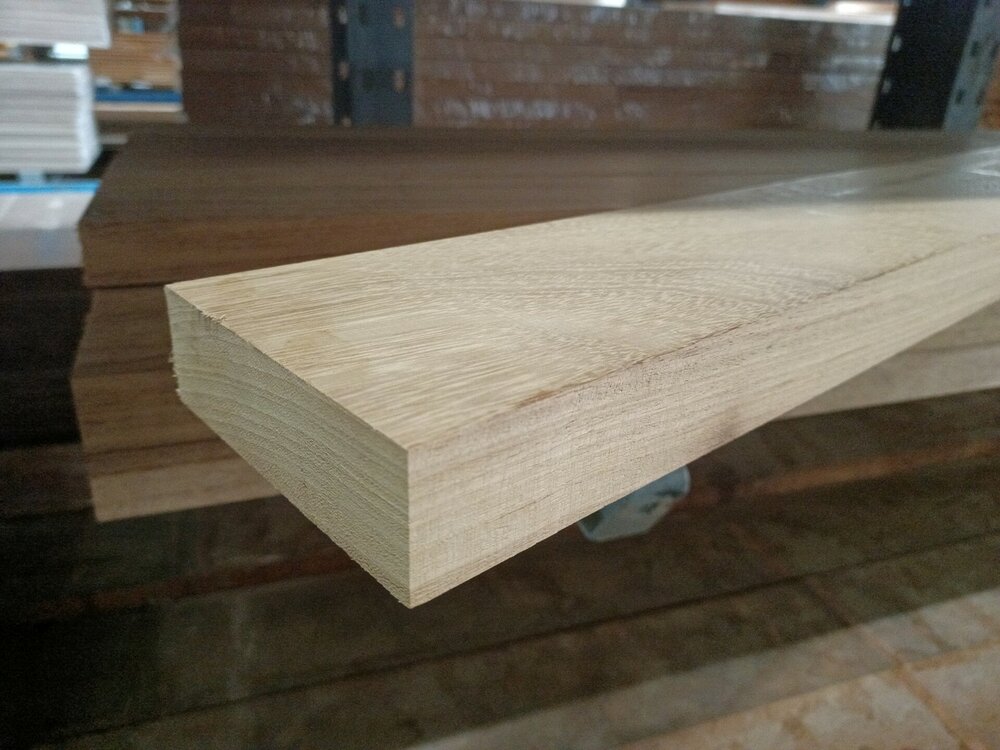 45x145mm Iroko Van Hameren Houthandel