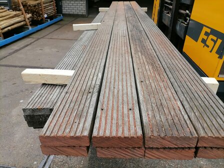 45X145MM HARD HOUT GEBRUIKT 390CM