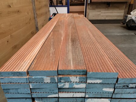 45x190mm Azob&eacute; Antislip profiel 500cm