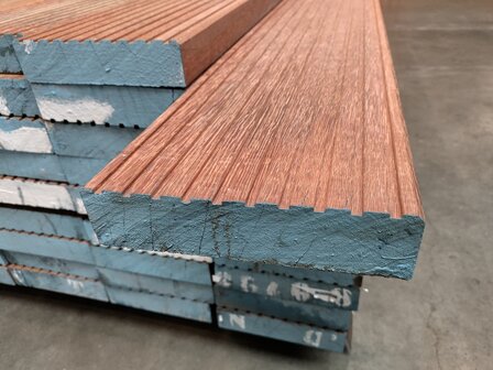 45x190mm Azob&eacute; Antislip profiel 500cm