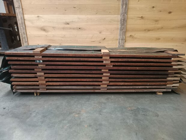 45x200cm beschoeiingschot hardhout