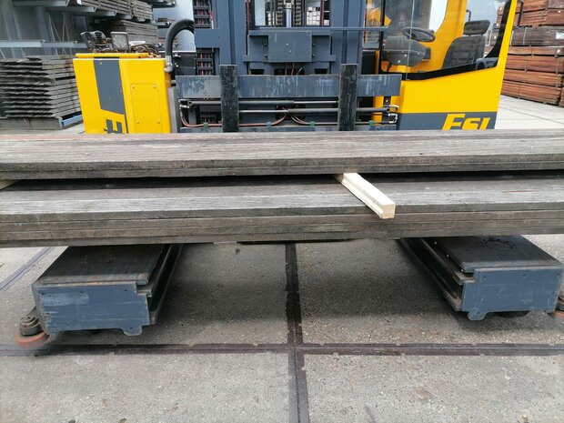 45X145MM HARD HOUT GEBRUIKT 390CM