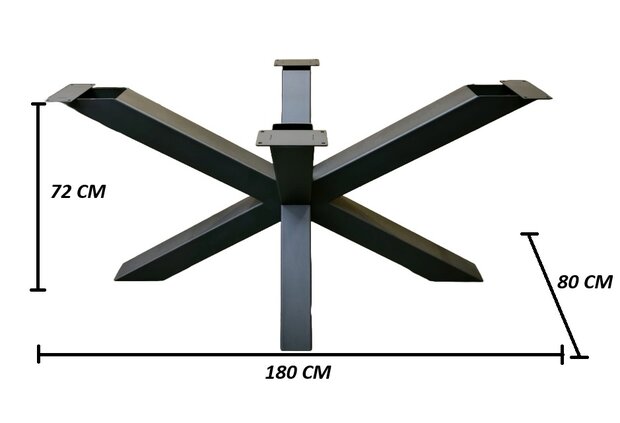 Matrix onderstel 80x180cm