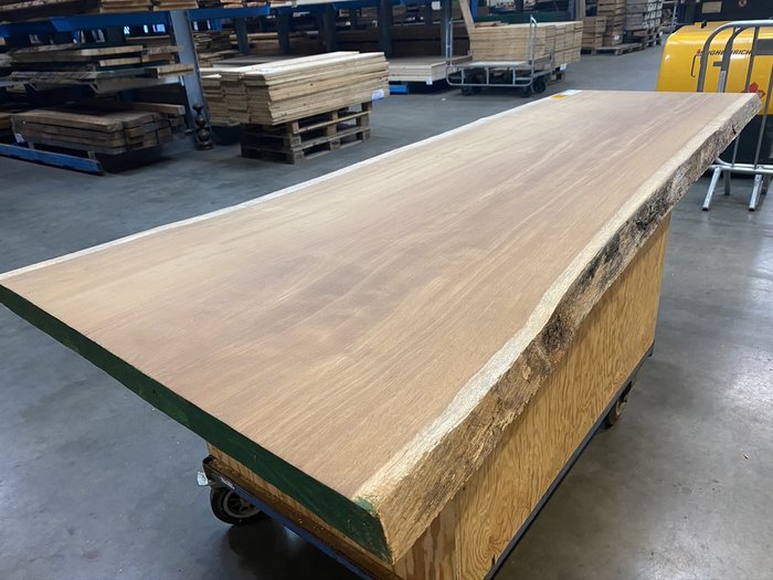 Iroko boomstam tafel Van Hameren Houthandel